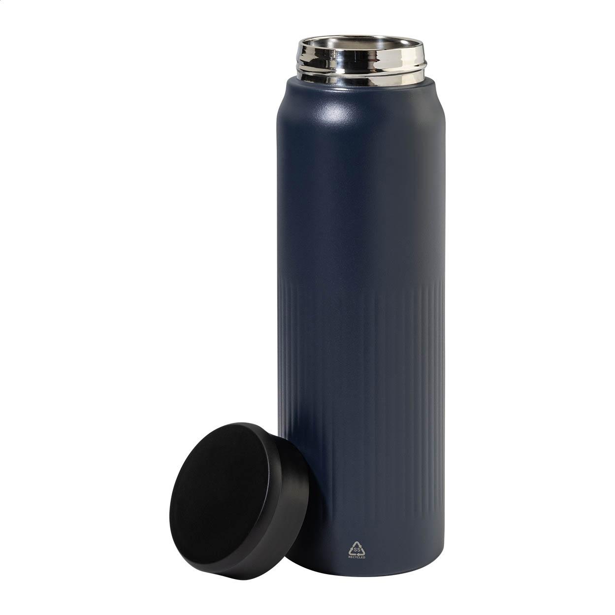 Termos din oțel inoxidabil reciclat Nuptse albastru închis