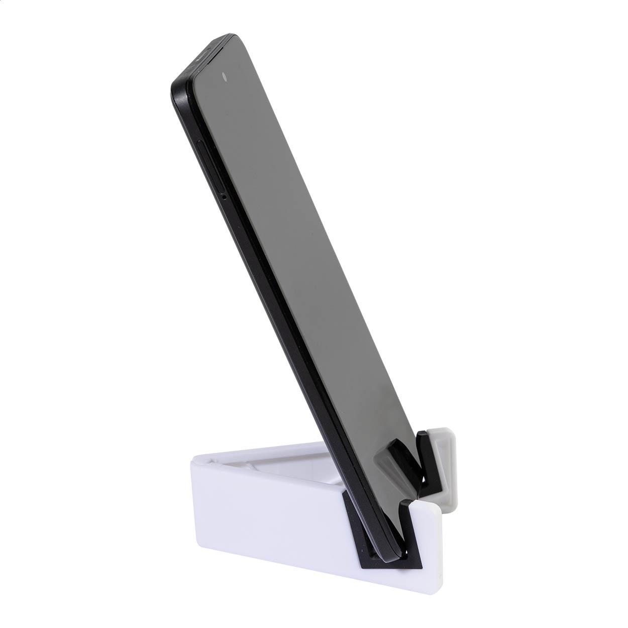 Suport pentru telefon mobil din PS reciclat Fonfol Alb