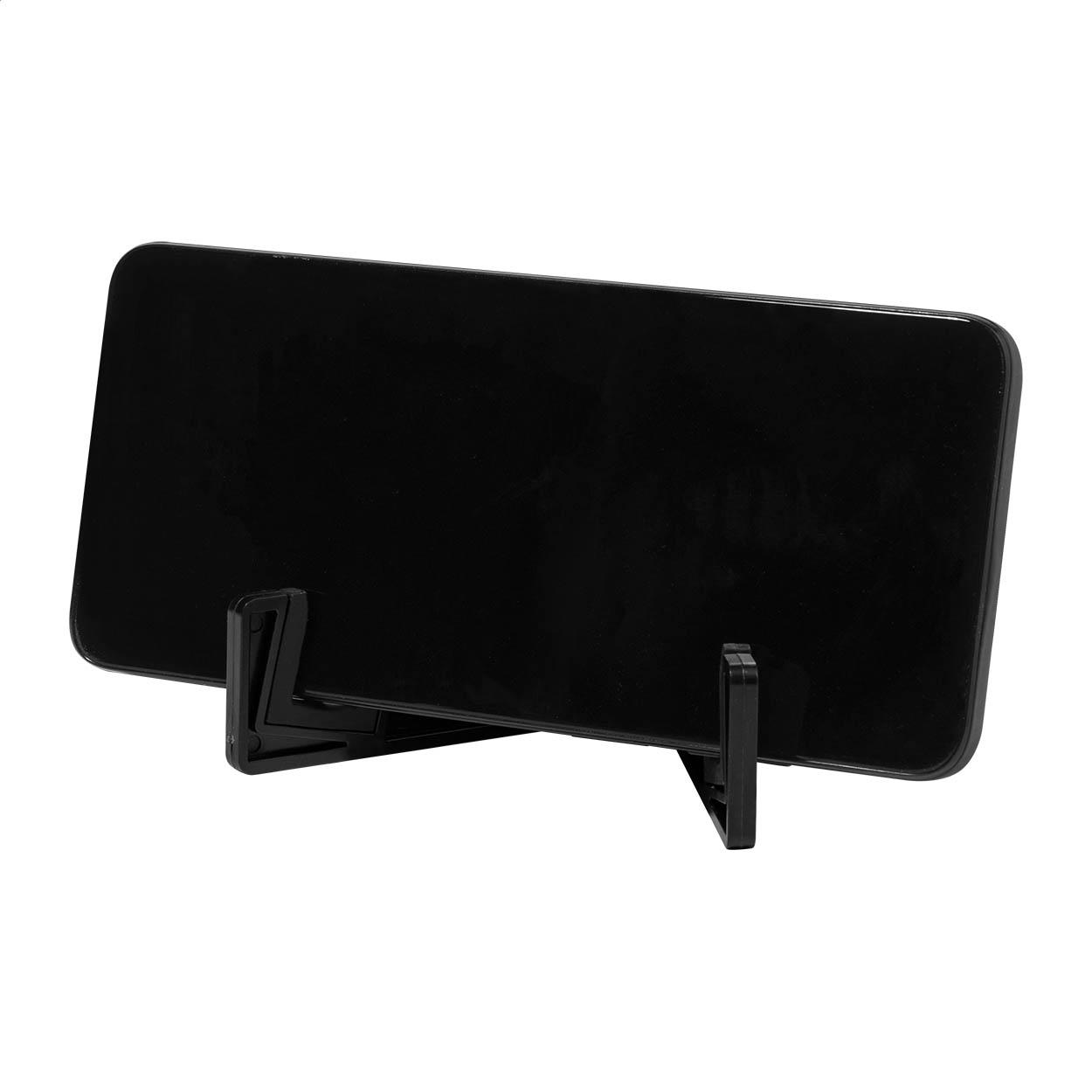 Suport pentru telefon mobil din PS reciclat Fonfol Negru