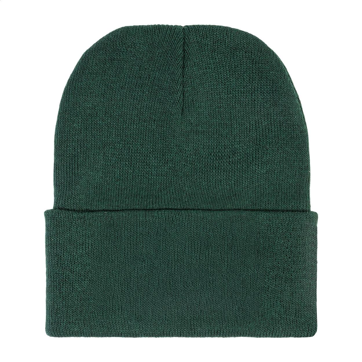 Căciulă de iarnă din RPET Patchie verde închis