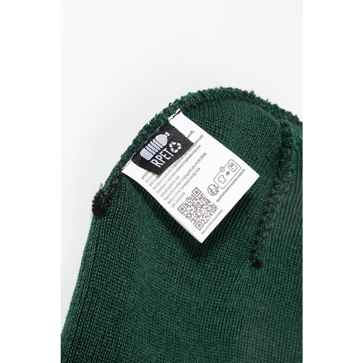 Căciulă de iarnă din RPET Patchie verde închis