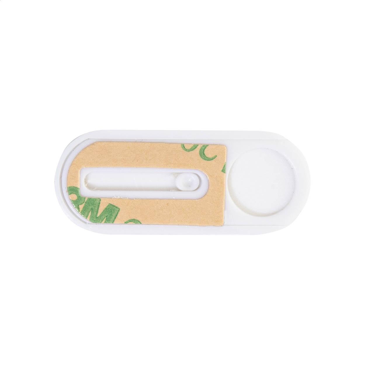 Protecție pentru camera web din ABS reciclat Cameo Alb