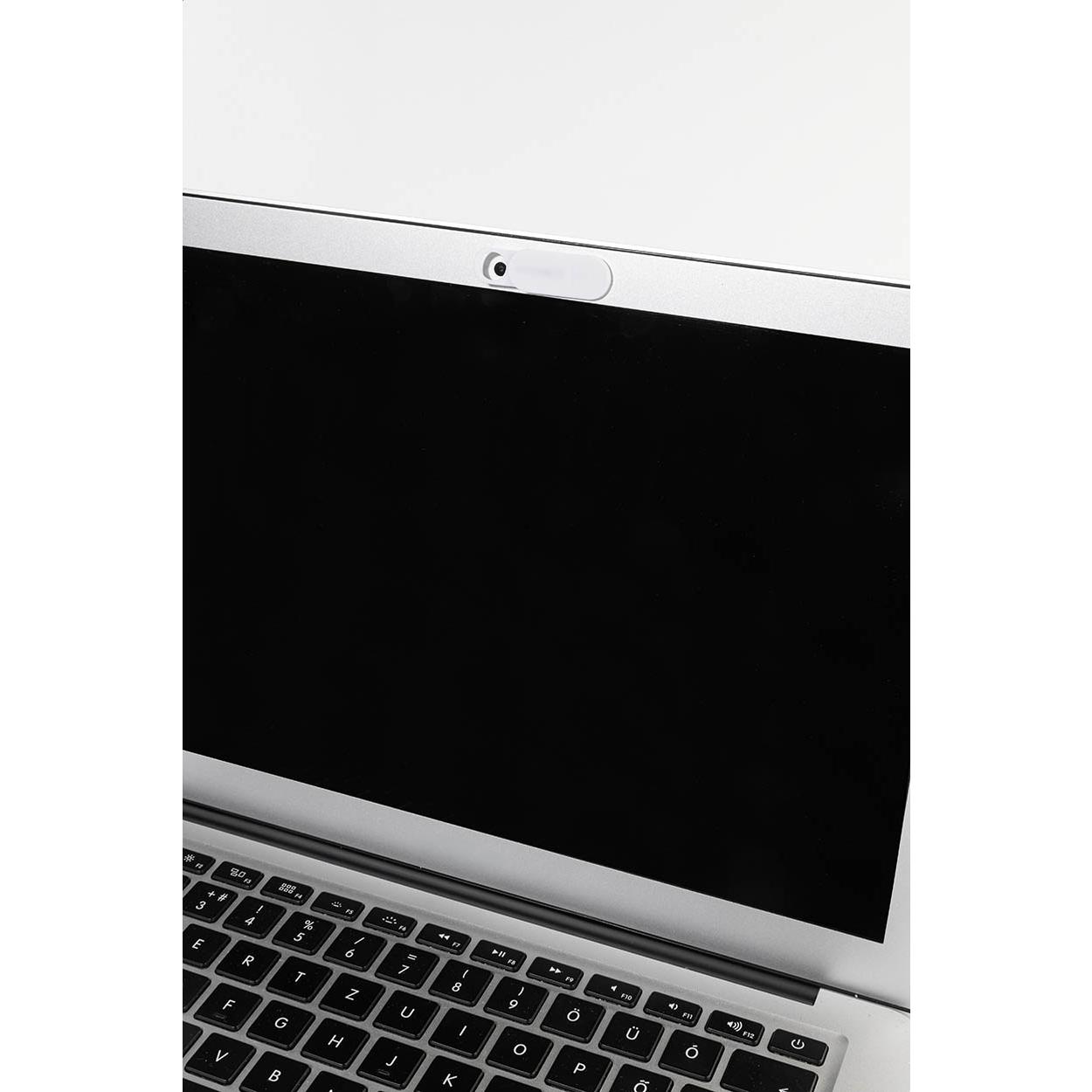 Protecție pentru camera web din ABS reciclat Cameo Alb