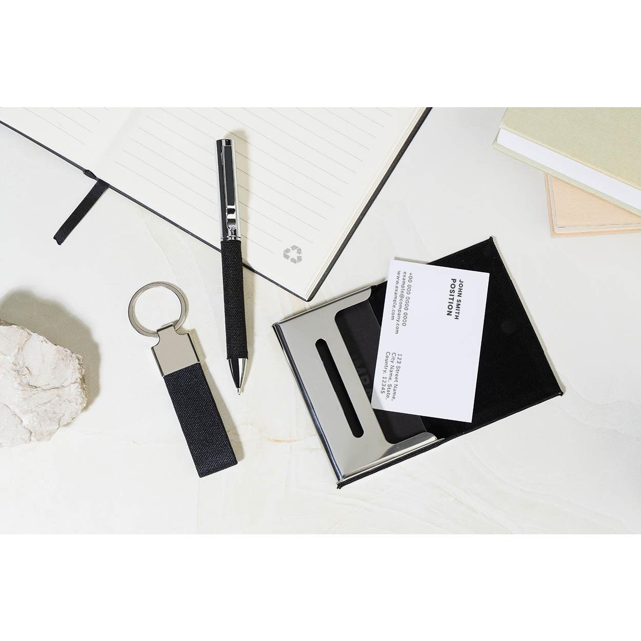 Set business Negotus Argintiu