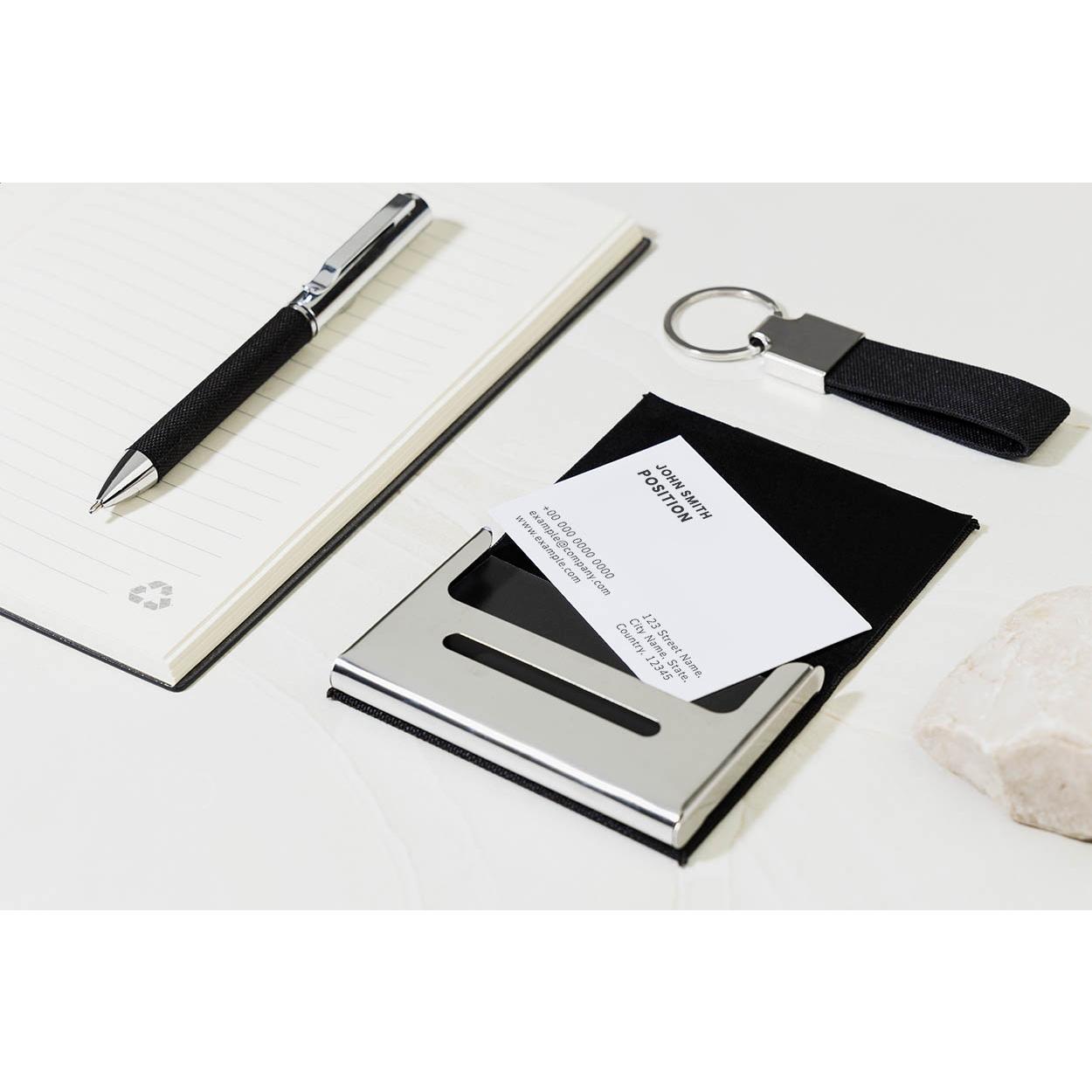 Set business Negotus Argintiu