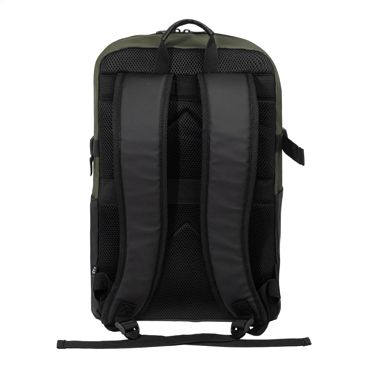 Rucsac din PU reciclat Boulton Verde