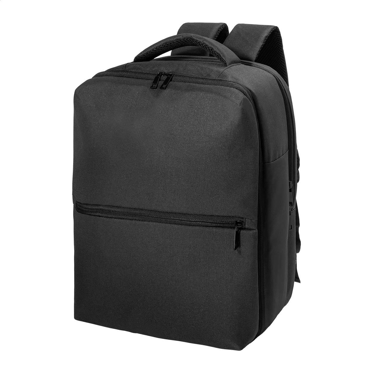 Rucsac de mână compresibil din RPET VacuFly Negru