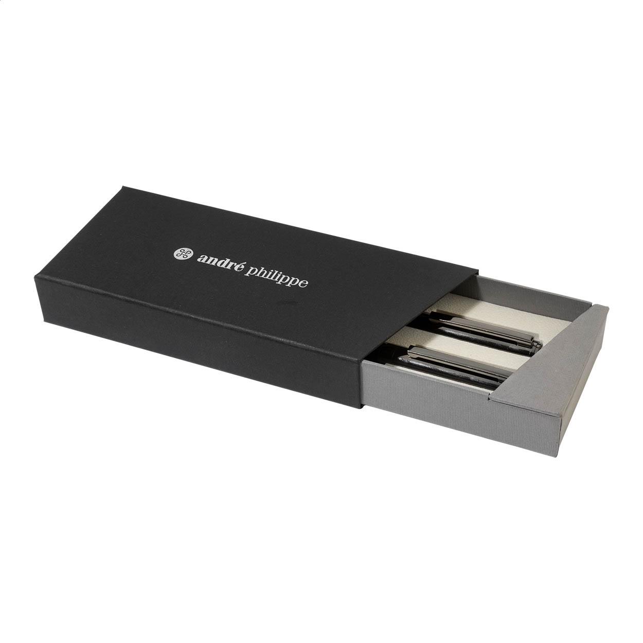 Set de pixuri Losange Negru