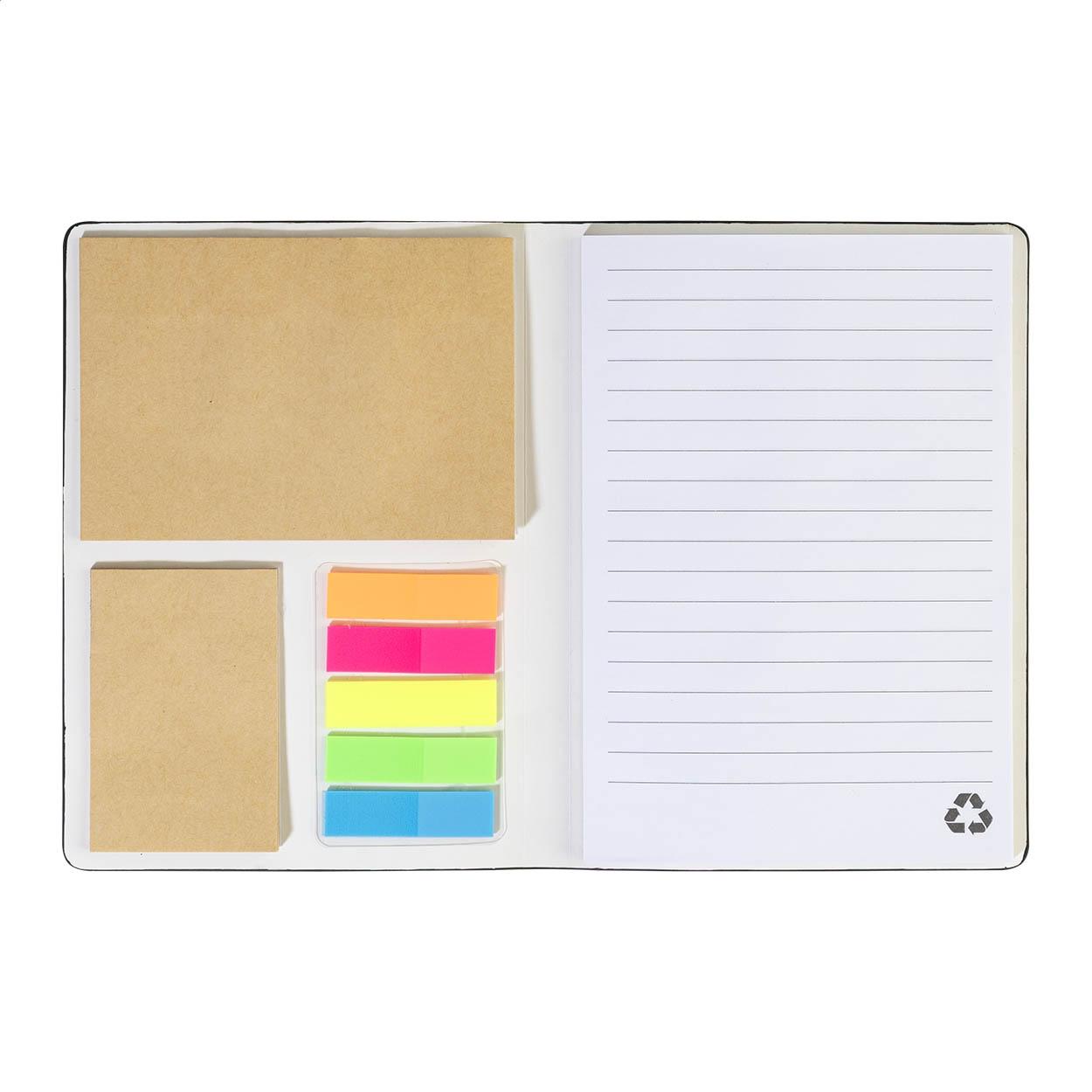 Carnet din PU reciclat Krappuk Negru