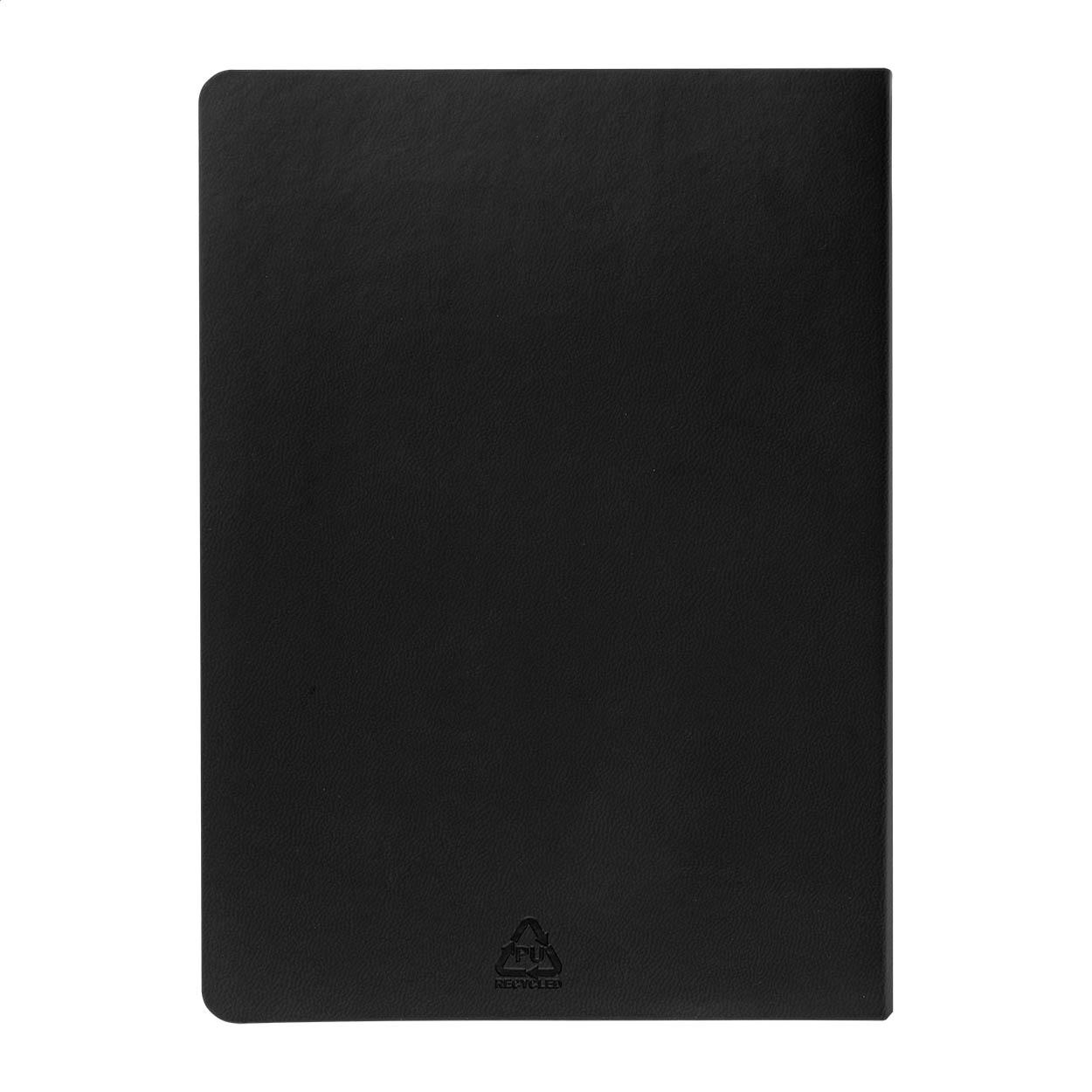 Carnet din PU reciclat Krappuk Negru