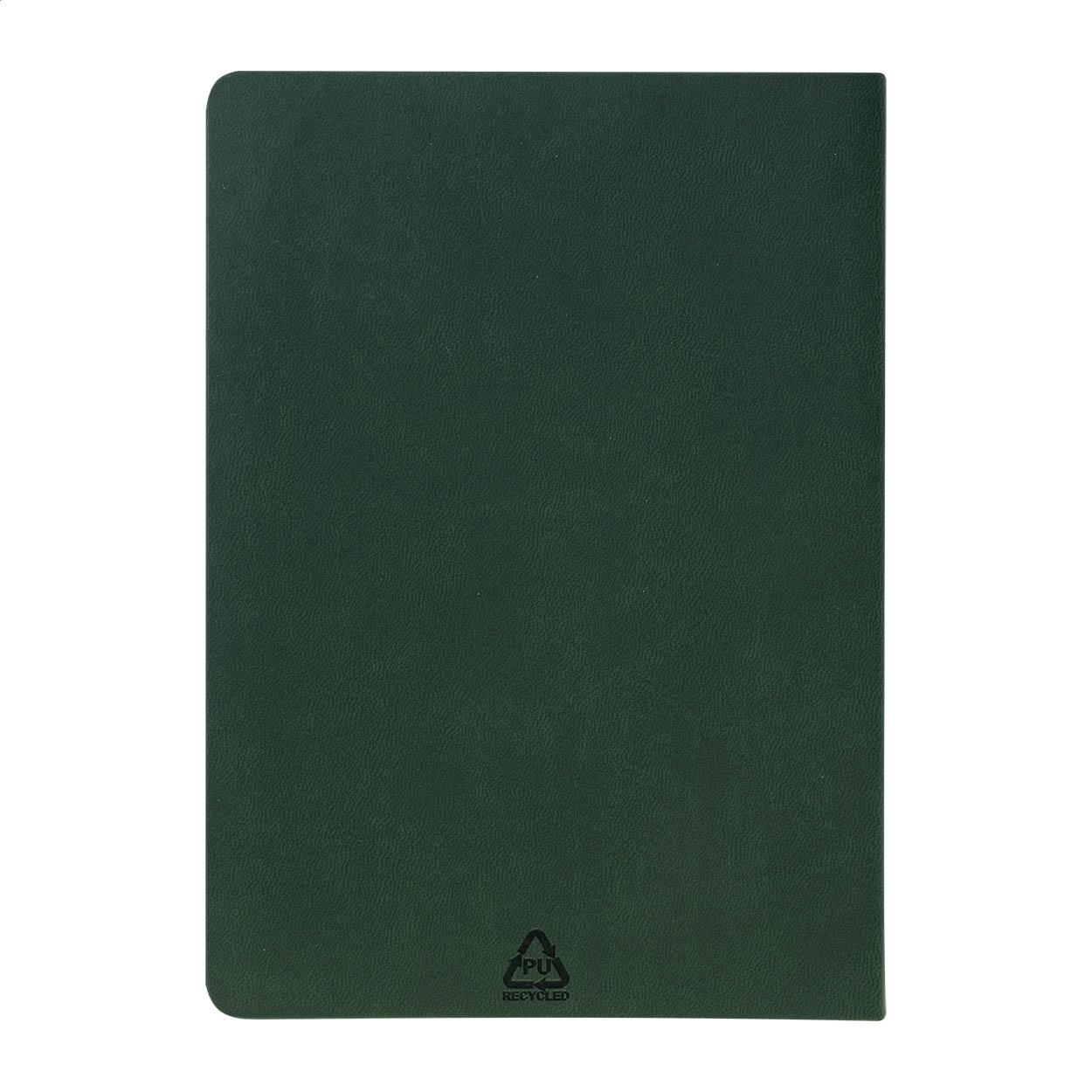 Carnet din PU reciclat Krappuk Verde