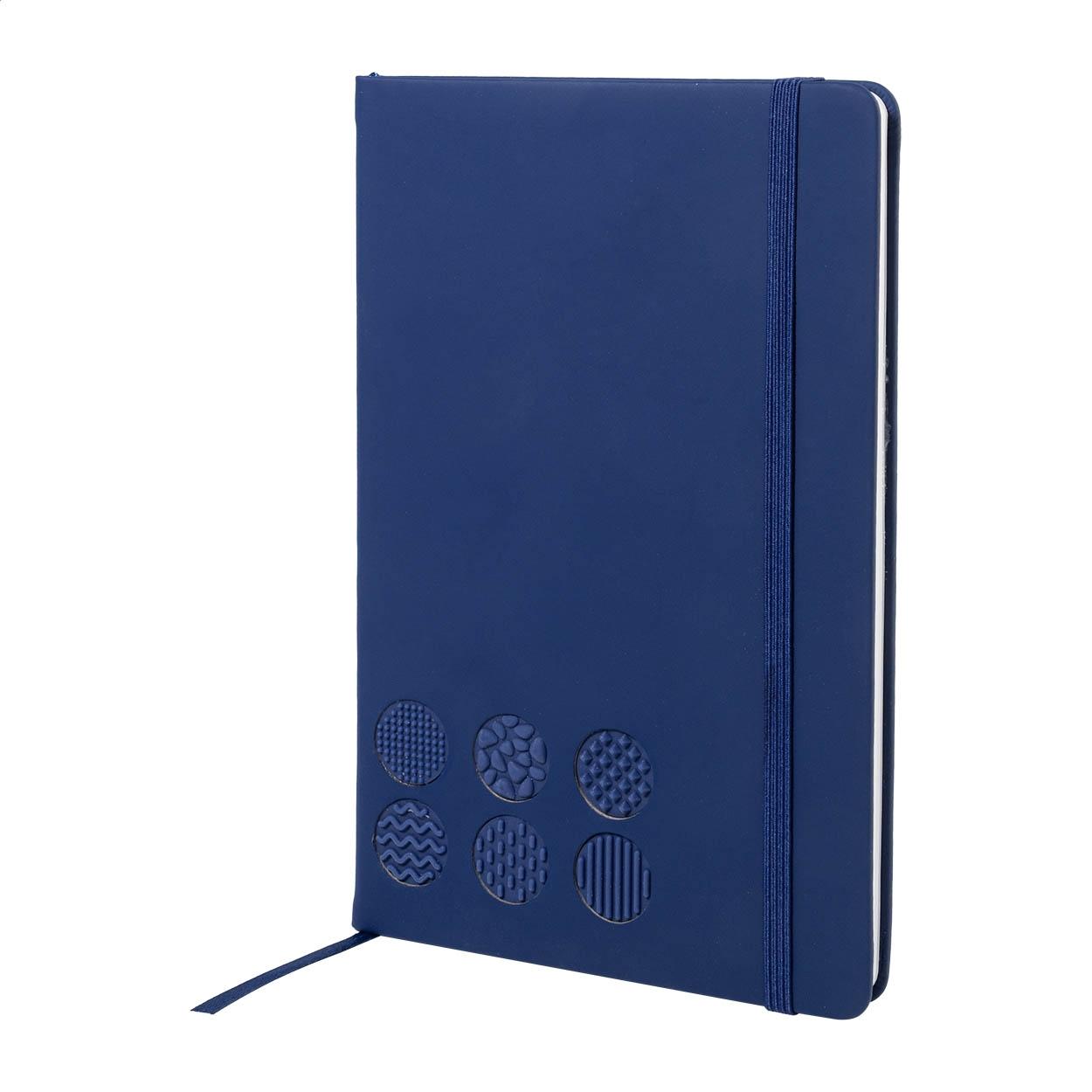 Carnet antistres din PU reciclat Senspuk Albastru