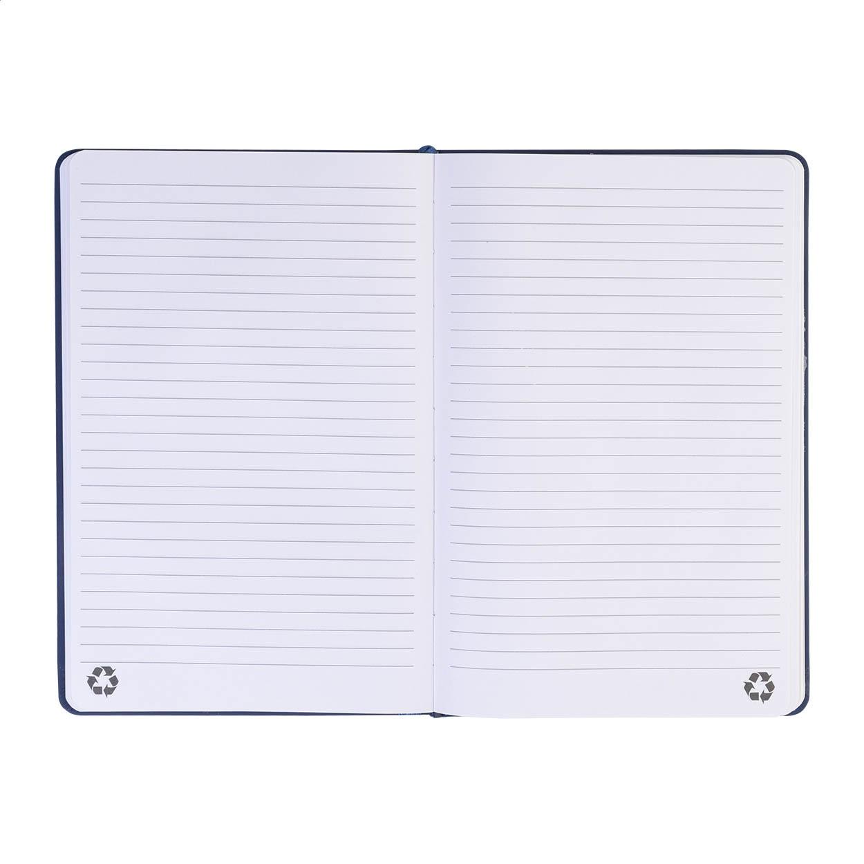 Carnet antistres din PU reciclat Senspuk Albastru