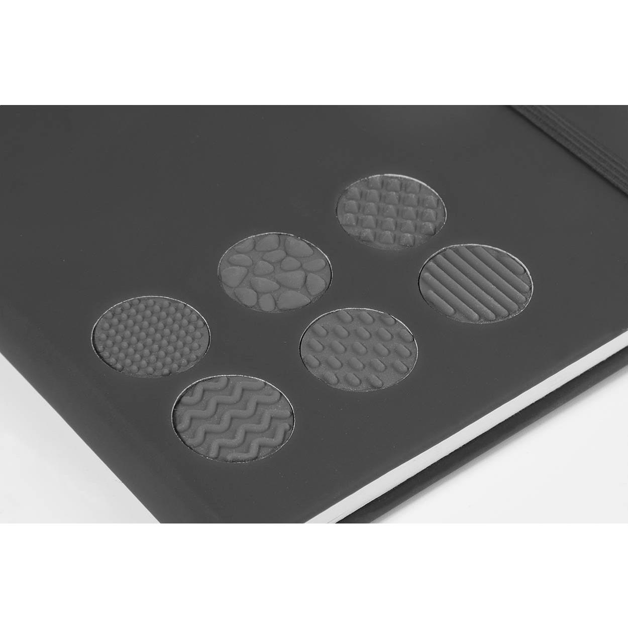 Carnet antistres din PU reciclat Senspuk gri