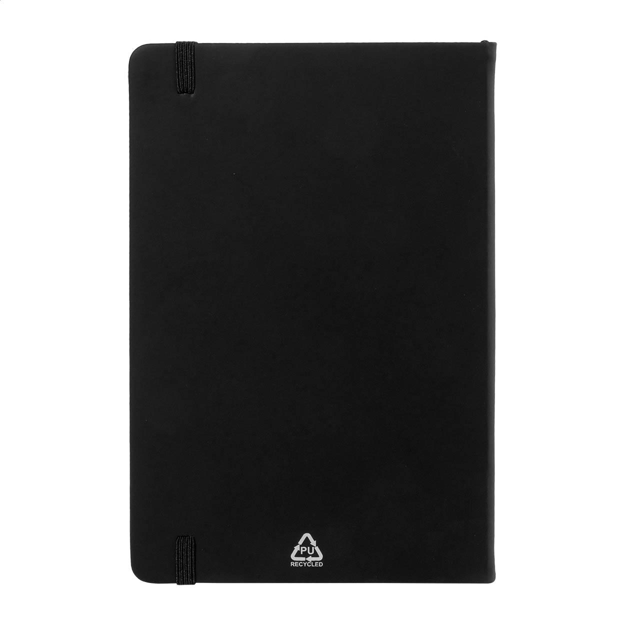 Carnet antistres din PU reciclat Senspuk Negru