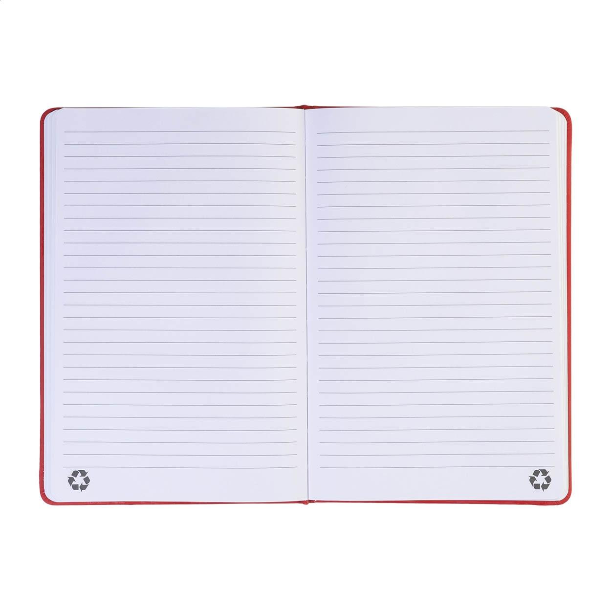 Carnet antistres din PU reciclat Senspuk Roșu