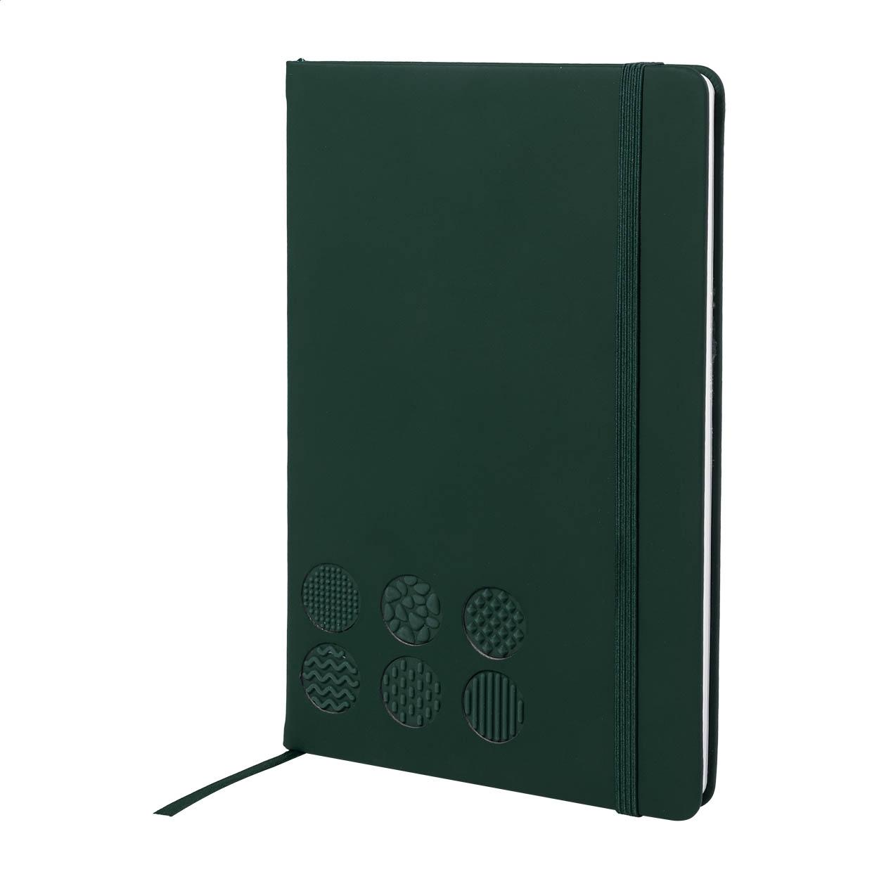 Carnet antistres din PU reciclat Senspuk Verde