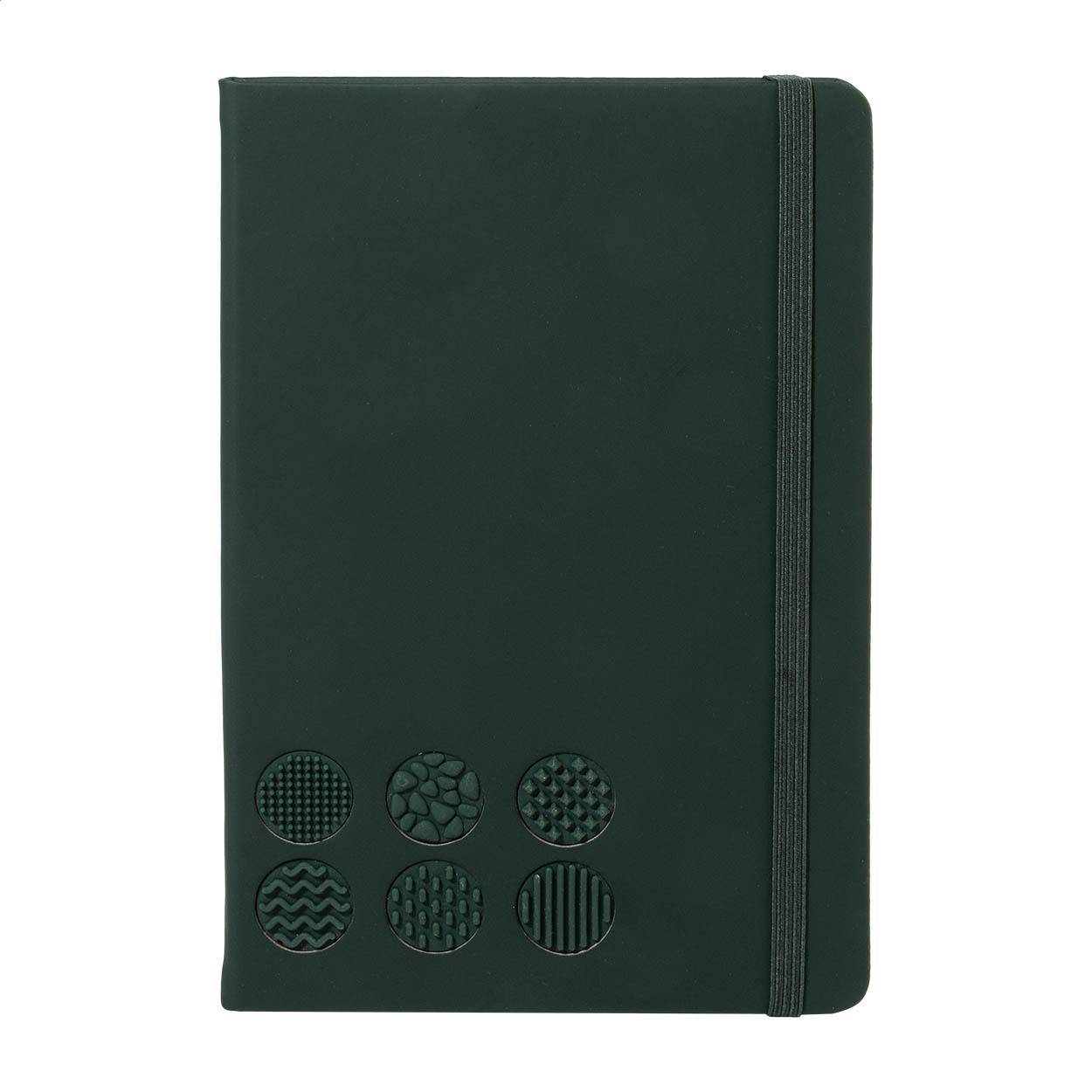 Carnet antistres din PU reciclat Senspuk Verde
