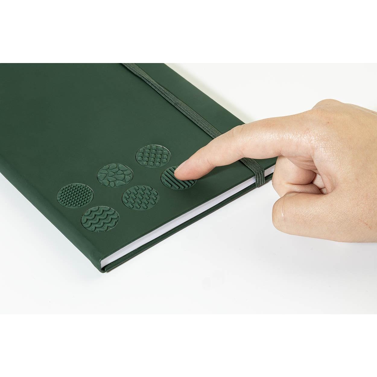 Carnet antistres din PU reciclat Senspuk Verde