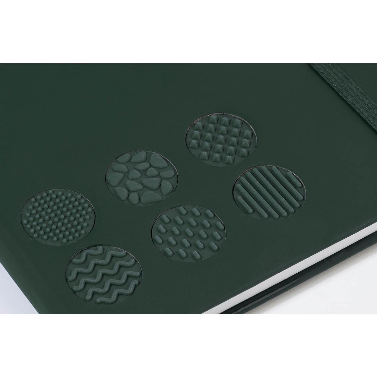 Carnet antistres din PU reciclat Senspuk Verde