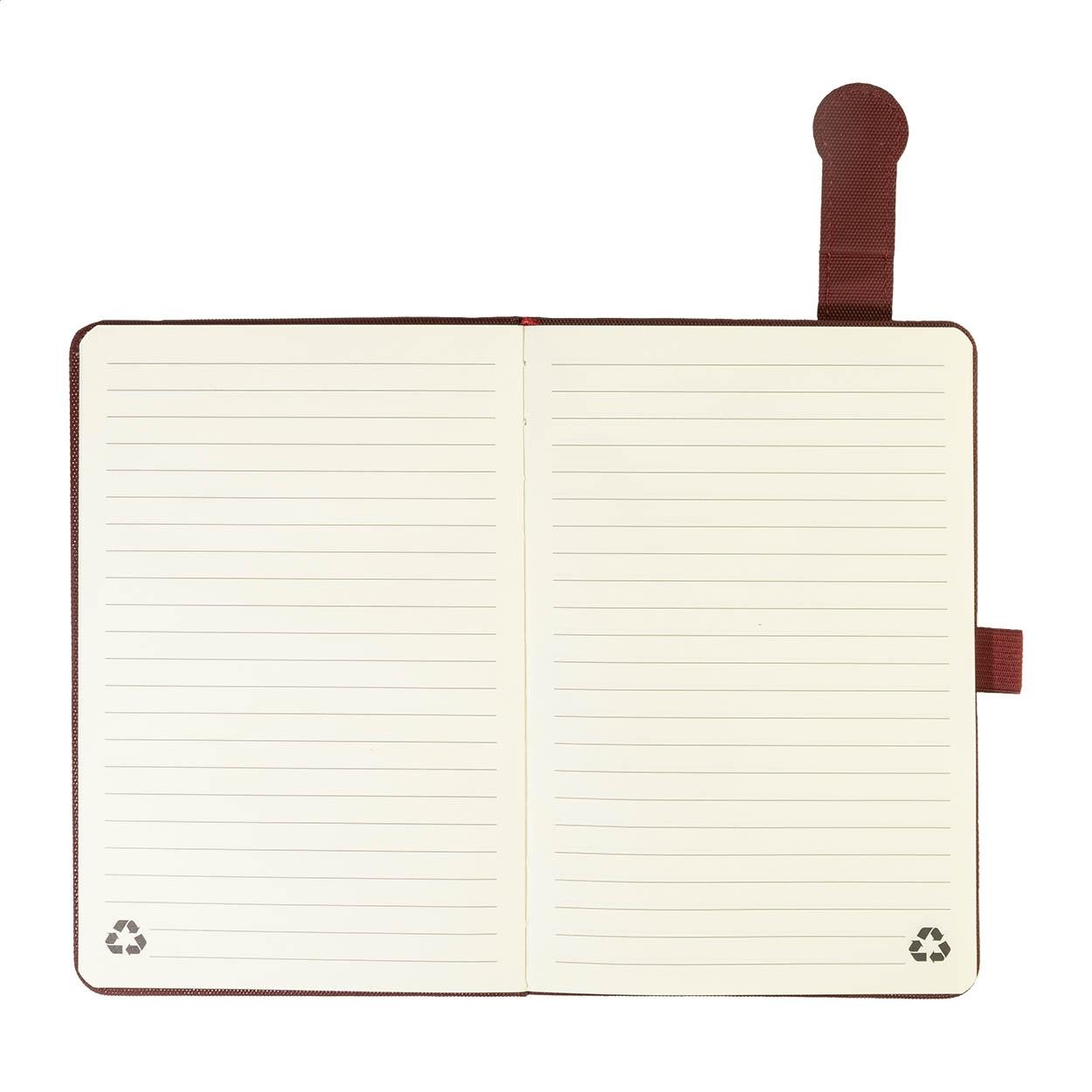 Carnet din PU reciclat Clappuk burgundy