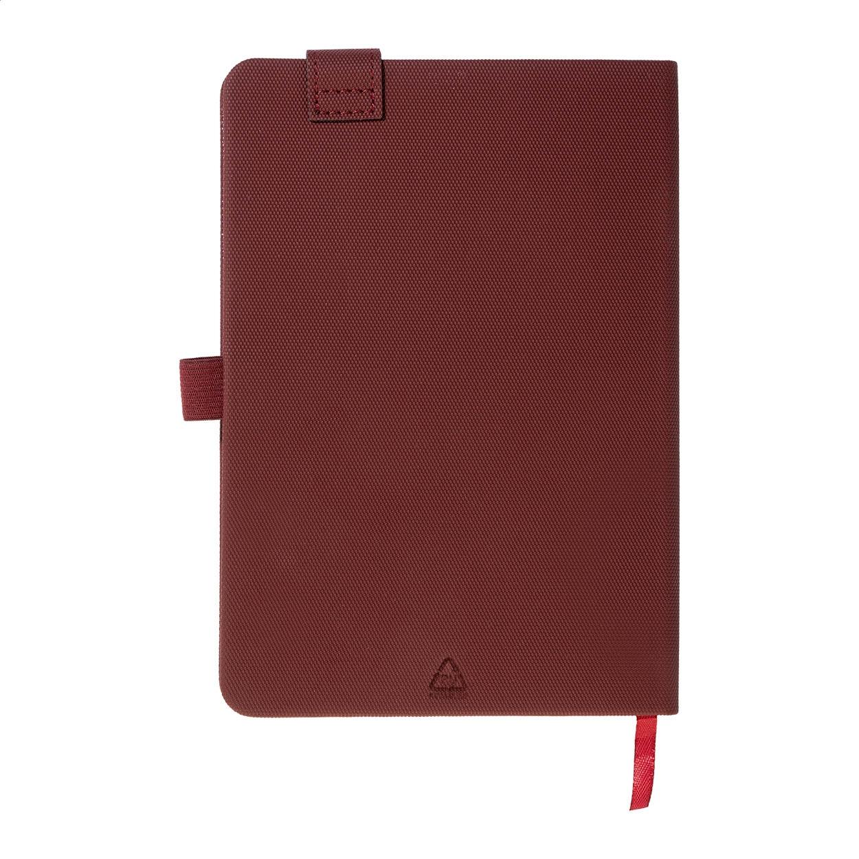 Carnet din PU reciclat Clappuk burgundy