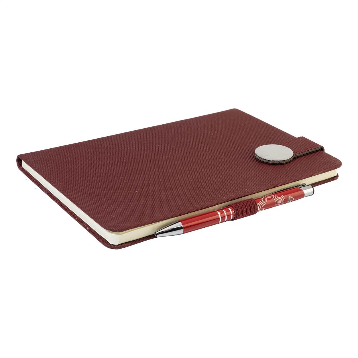 Carnet din PU reciclat Clappuk burgundy