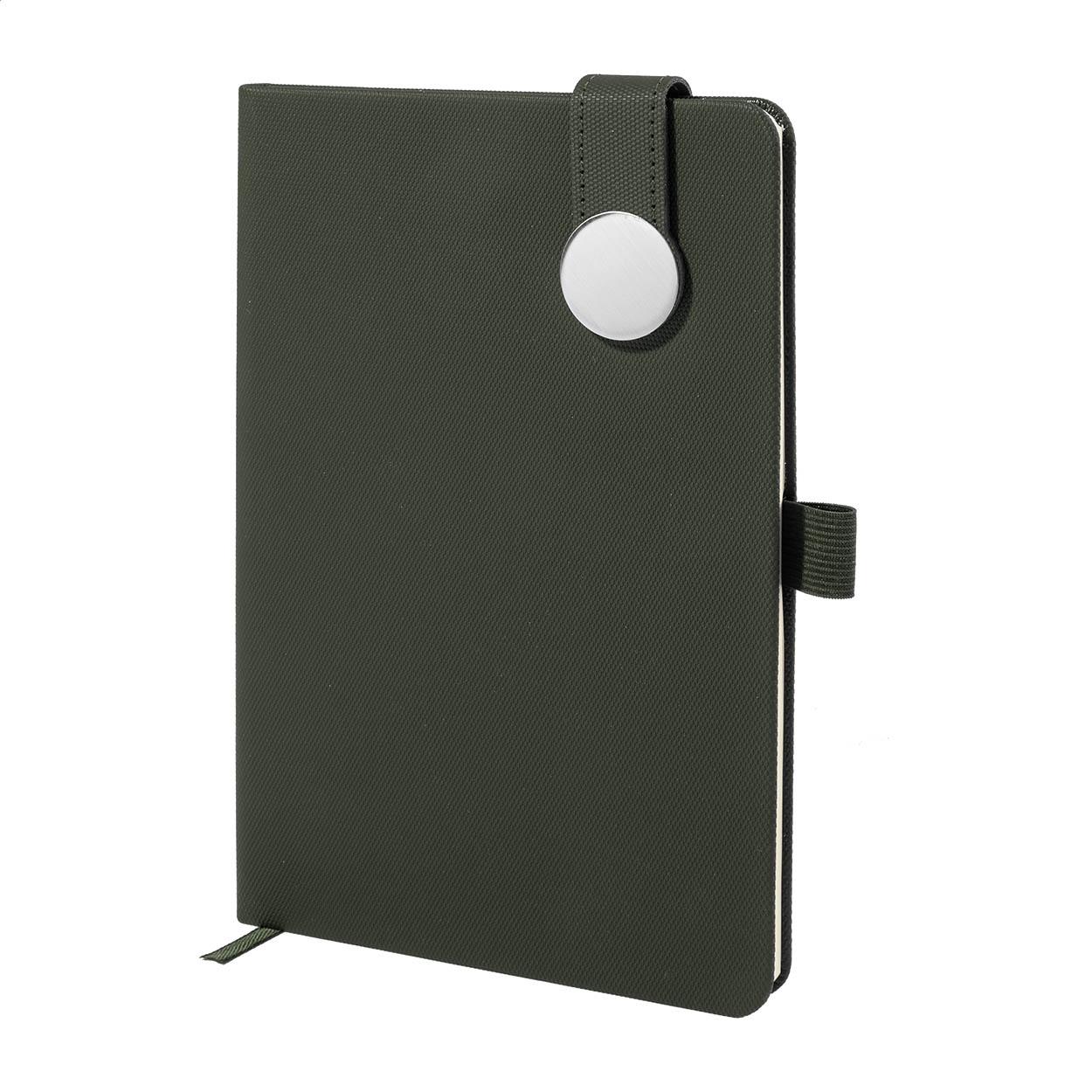 Carnet din PU reciclat Clappuk Verde