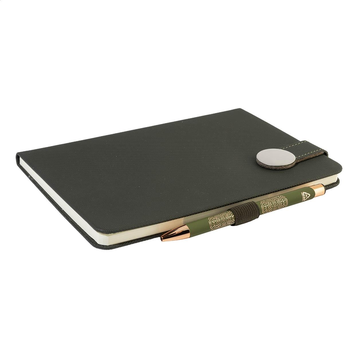 Carnet din PU reciclat Clappuk Verde