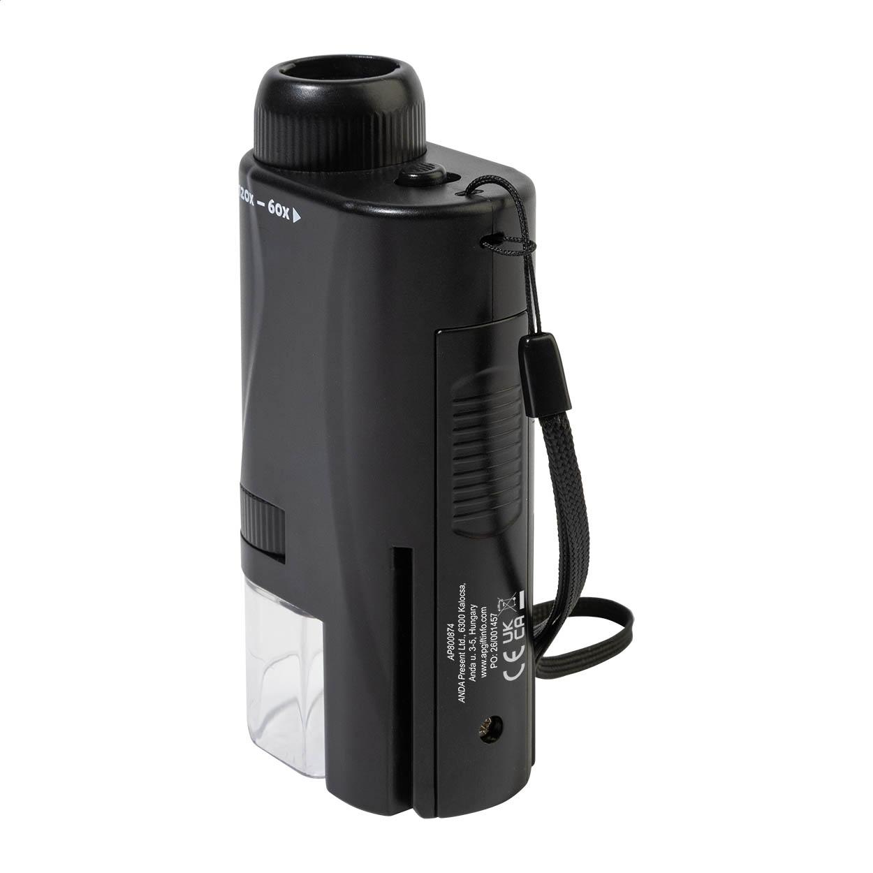 Microscop de buzunar MiniPeek Negru