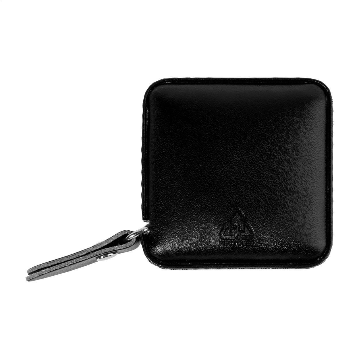 Centimetru din PU reciclat Siluette Negru