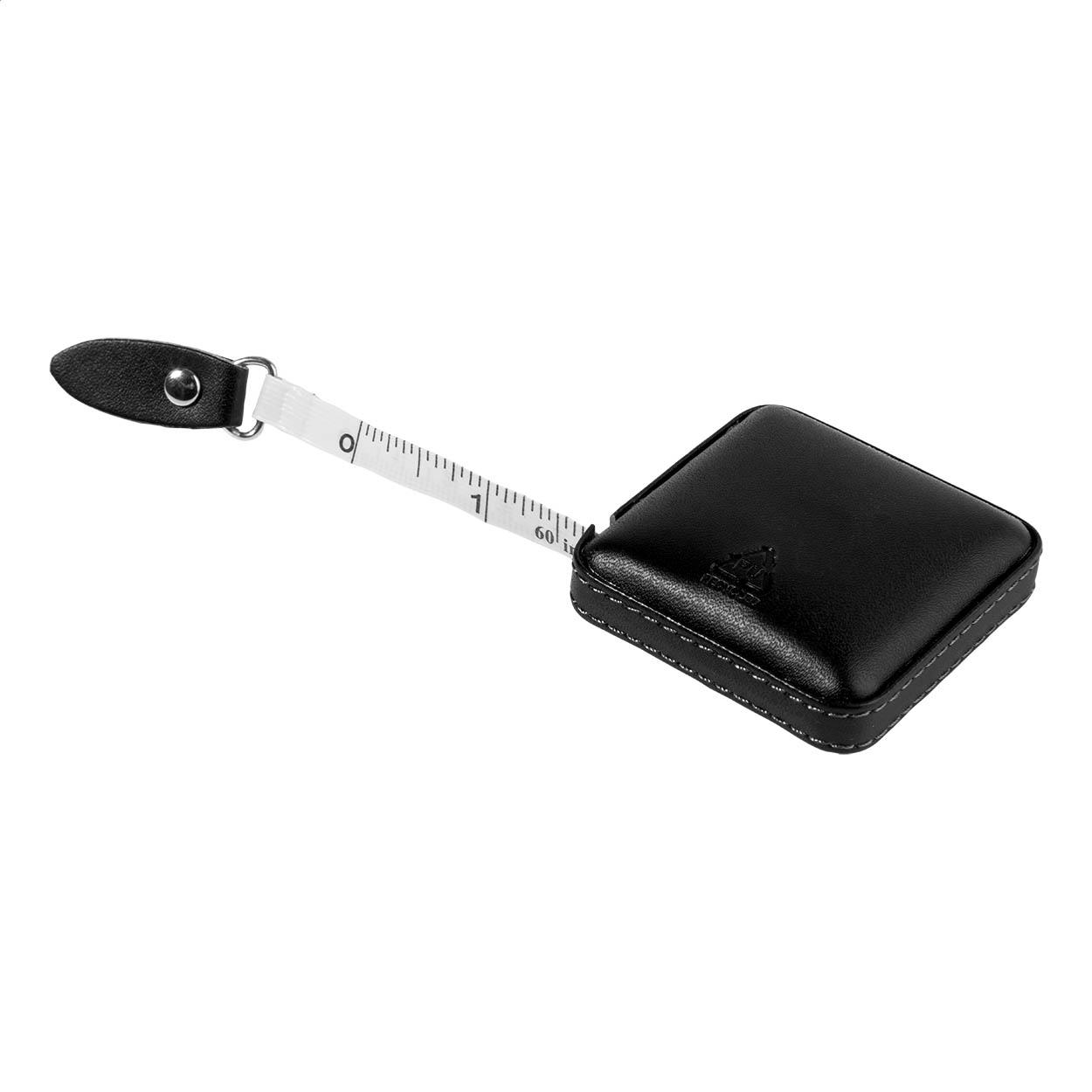 Centimetru din PU reciclat Siluette Negru