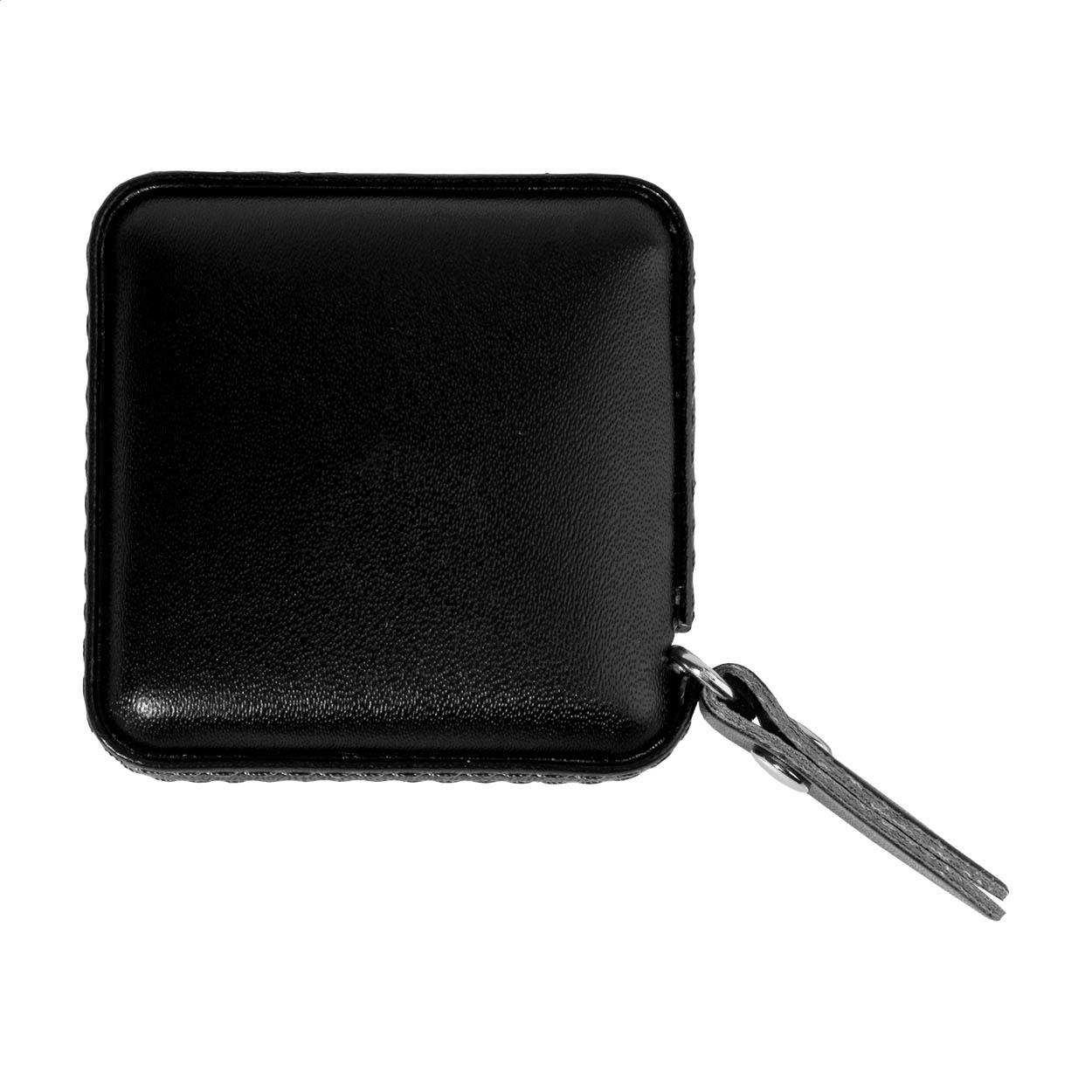 Centimetru din PU reciclat Siluette Negru