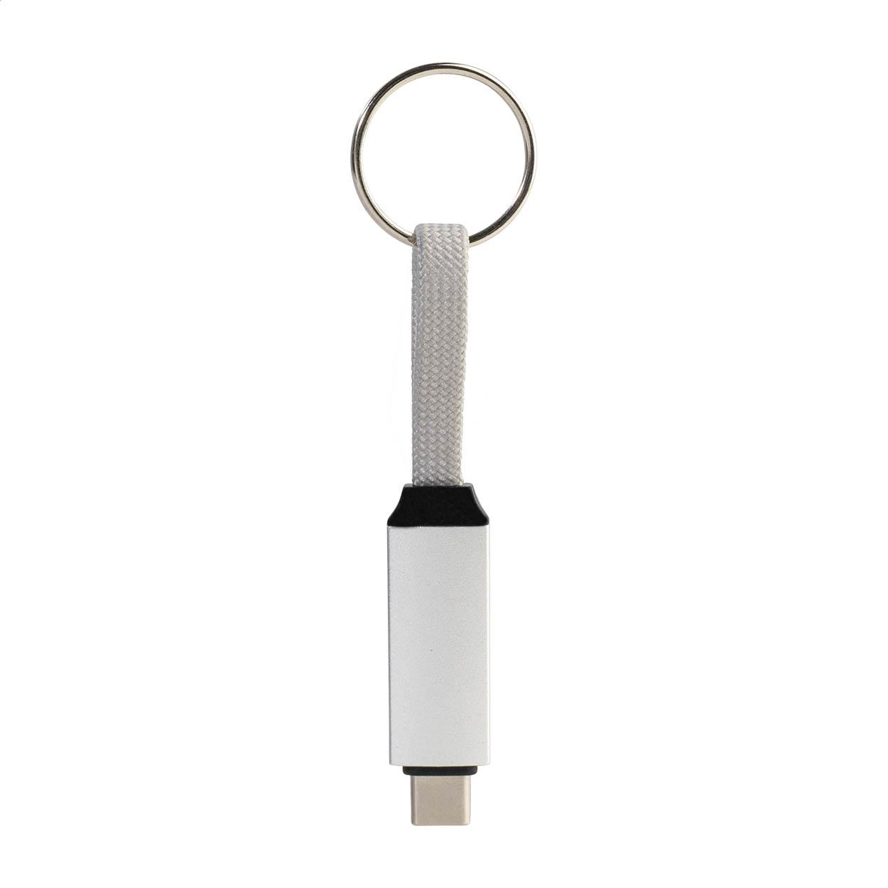 Breloc cu cablu USB-C de 60 W Keycab
