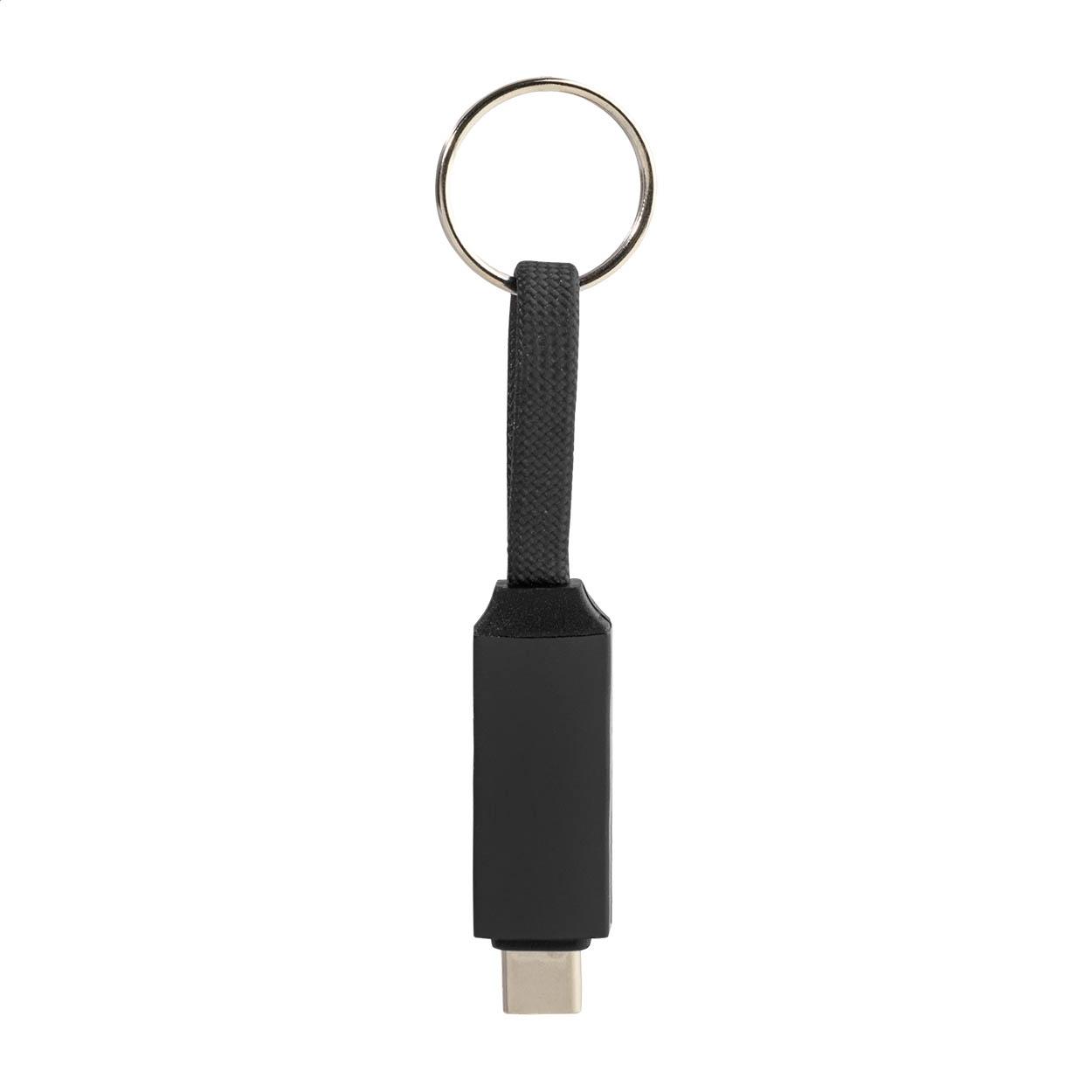 Breloc cu cablu USB-C de 60 W Keycab