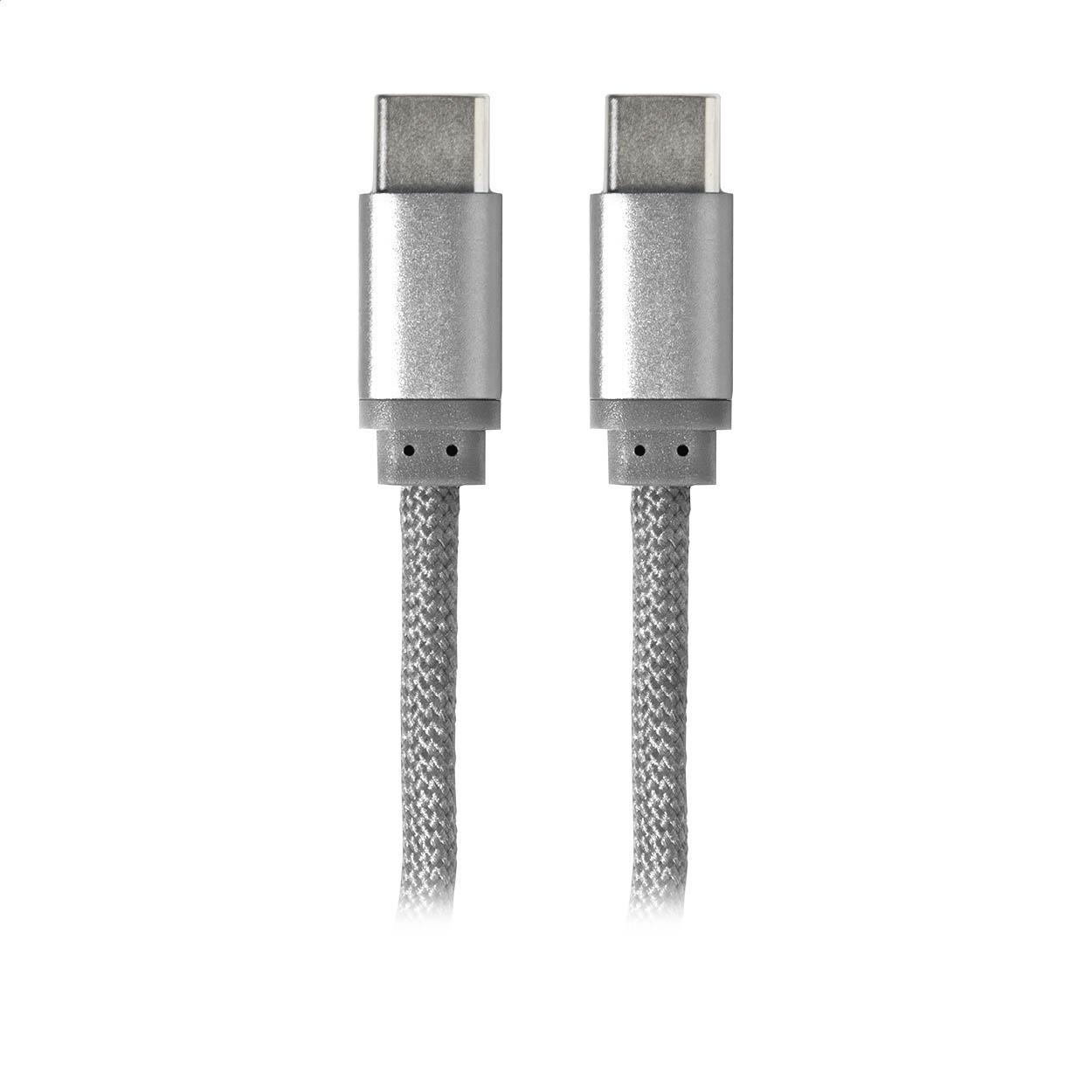 Cablu USB-C magnetic de 60 W Magsle Argintiu