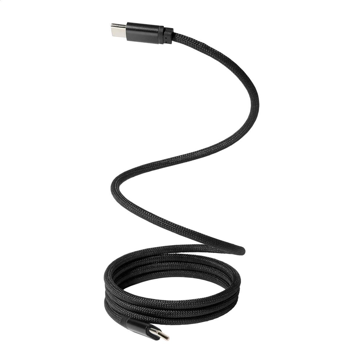 Cablu USB-C magnetic de 60 W Magsle Negru