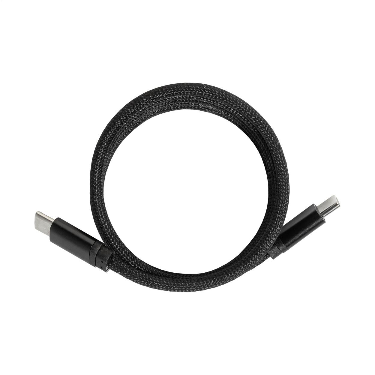 Cablu USB-C magnetic de 60 W Magsle Negru