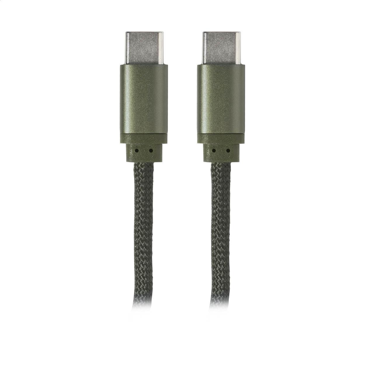 Cablu USB-C magnetic de 60 W Magsle verde închis