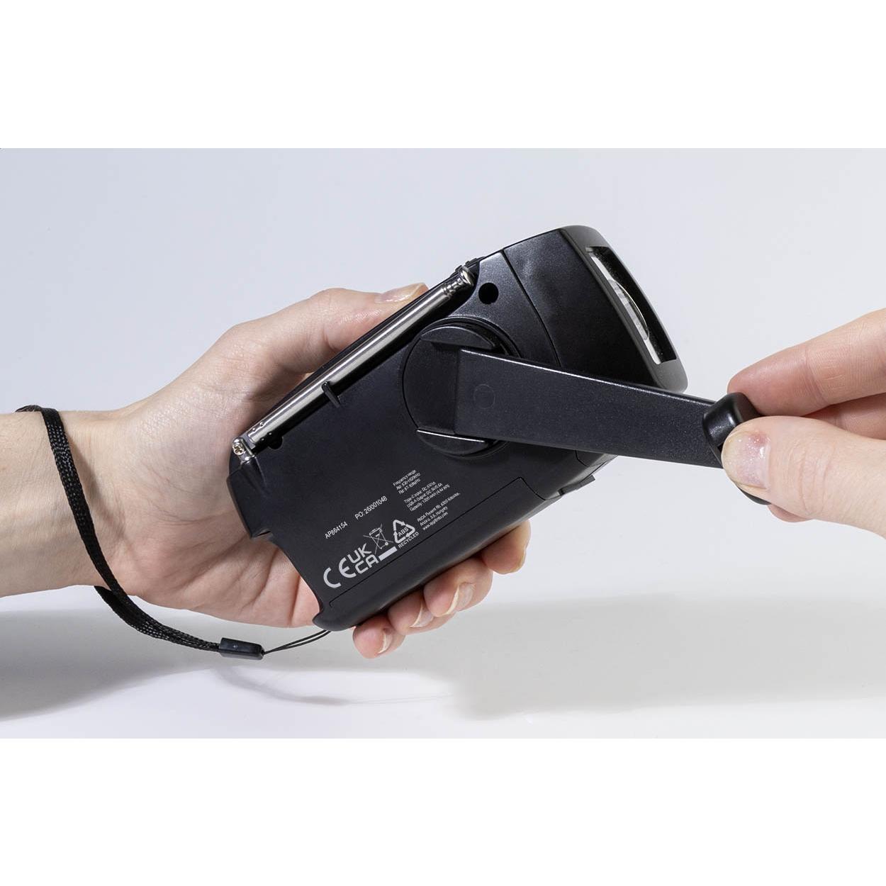 Radio multifuncțional pentru situații de urgență Beacon Negru