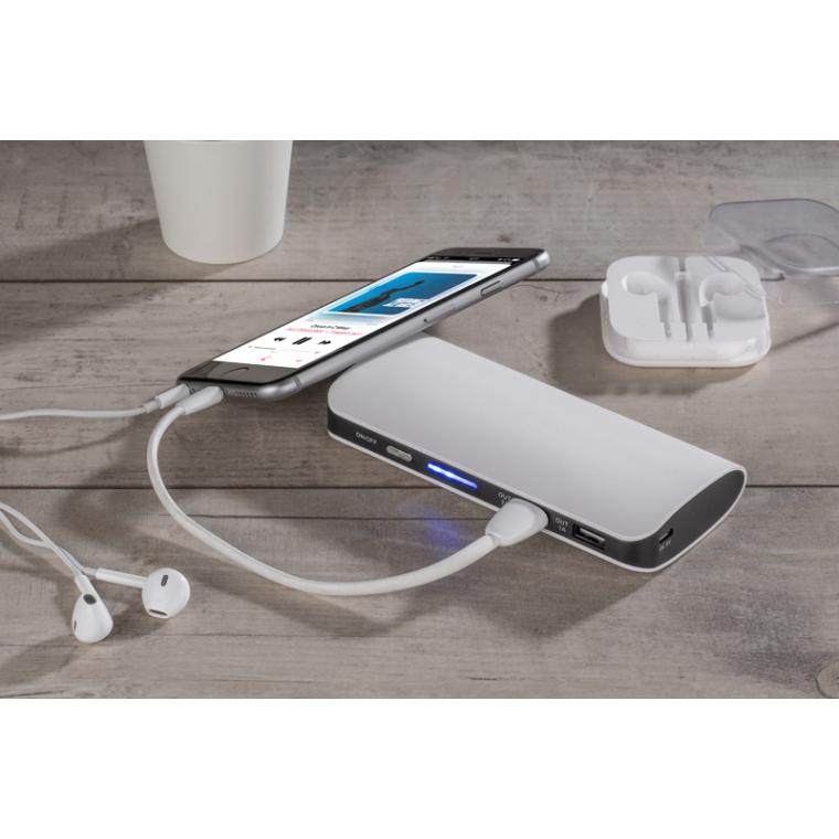 Baterie externă TIEN 10 000 mAh alb