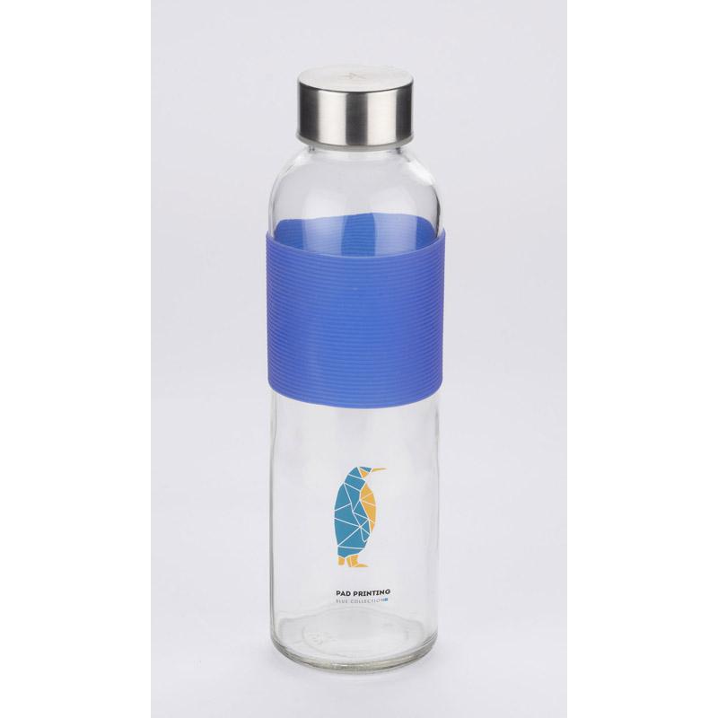 Sticlă de sticlă GLASSI 520 ml albastru