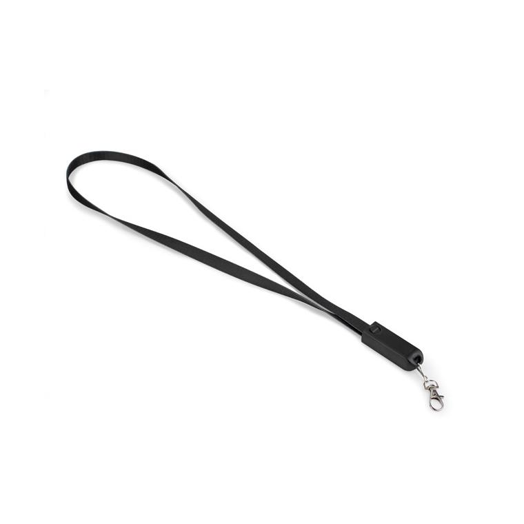 Lanyard Cablu USB 3 în 1 CONVEE Negru