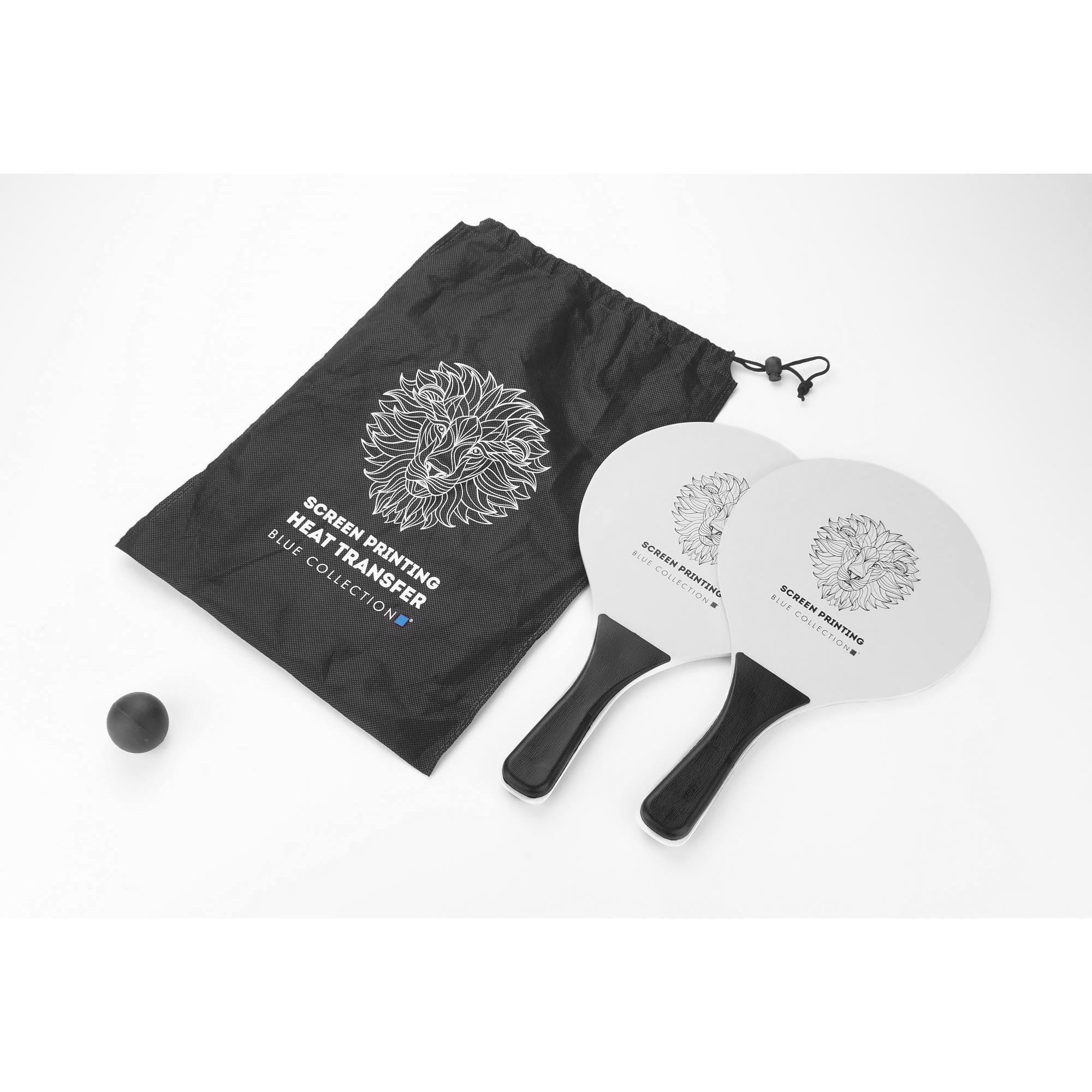 Set de palete de plajă TINES Negru