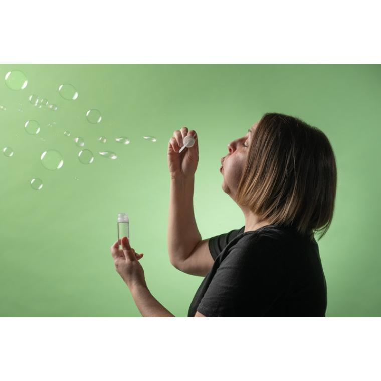 Baloane de săpun BUBBLES, 30 ml Alb