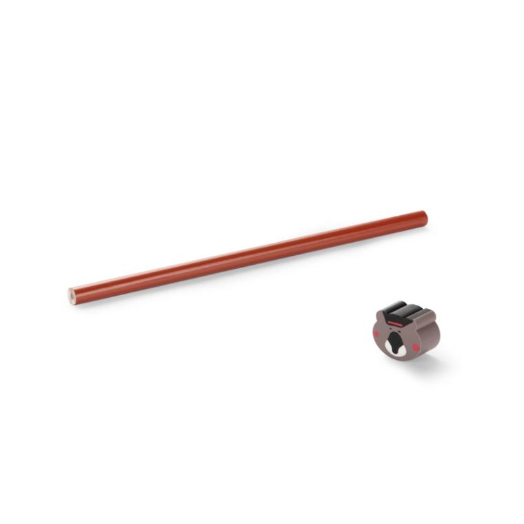 Creion cu radieră FUNNI MIX - Broscuță Maro