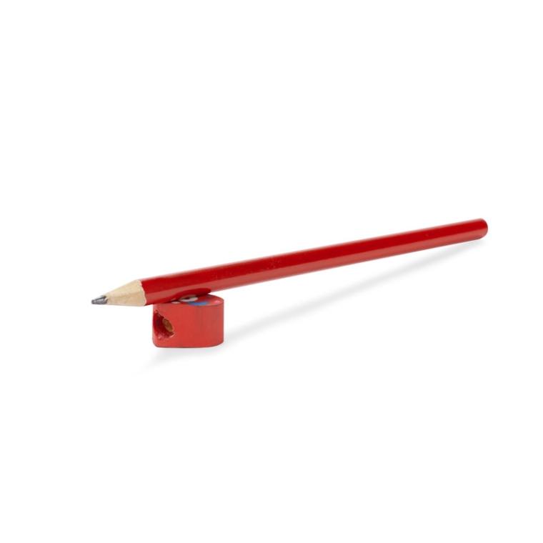 Creion cu radieră FUNNI MIX - Broscuță Roșu