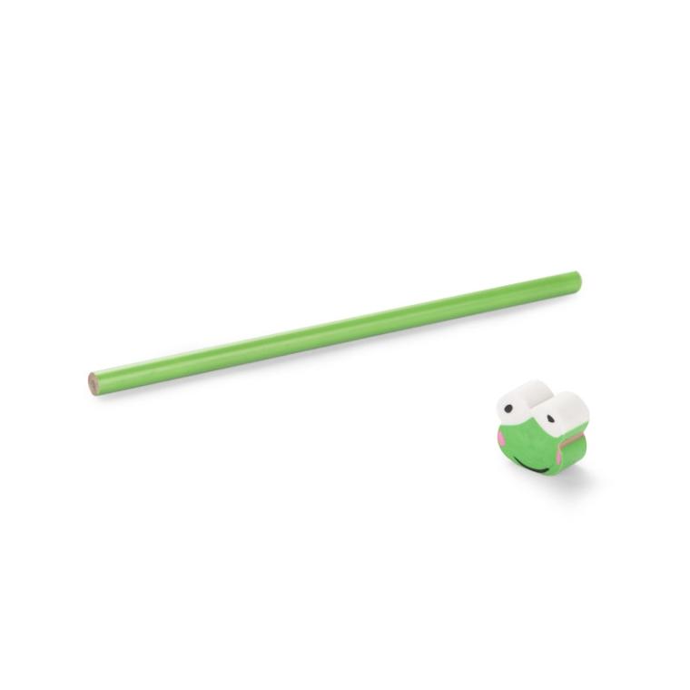 Creion cu radieră FUNNI MIX - Broscuță Verde