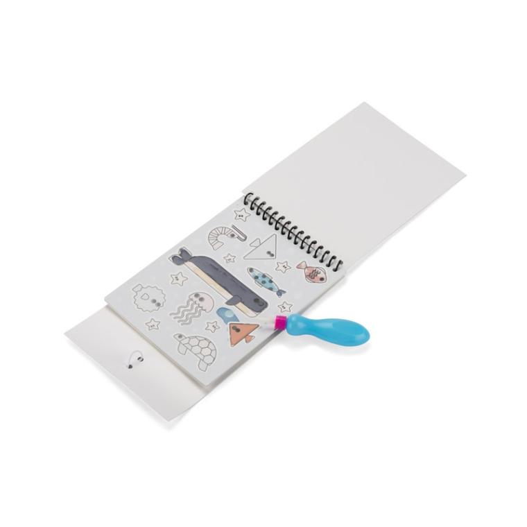 Carte de colorat cu apă KIDDO Multicolor