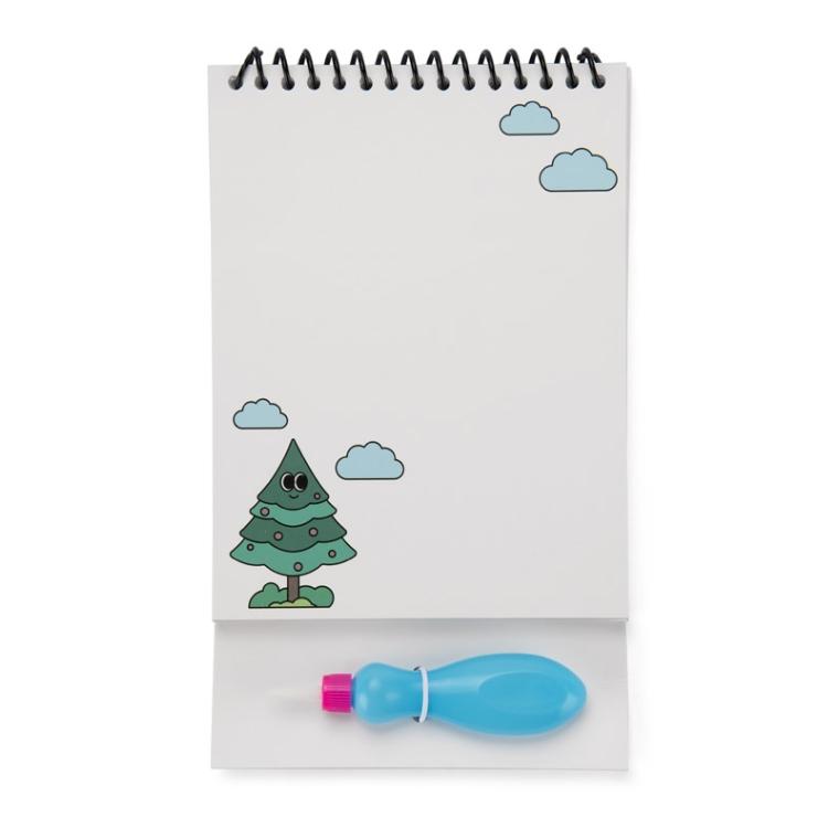 Carte de colorat cu apă KIDDO Multicolor